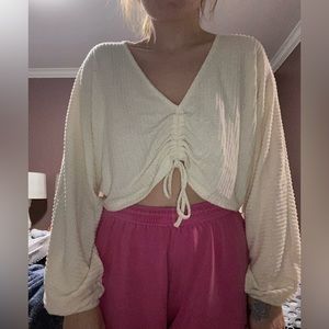 Urban Outfitters Out from Under Cropped Long-sleeve Top